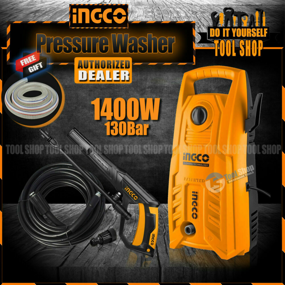 INGCO High pressure washer 1400W / 130 Bar