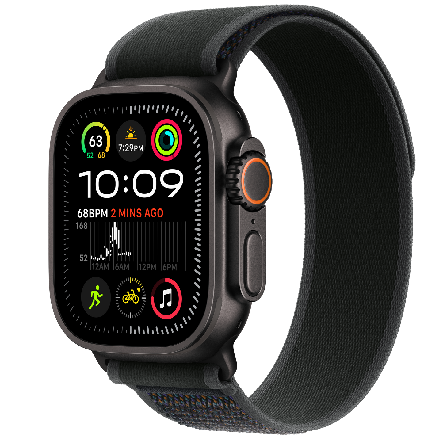 apple watch ultra 2 49mm MX4V3LW/A black titanium ( Special Rabi Ul Awal Offers)
